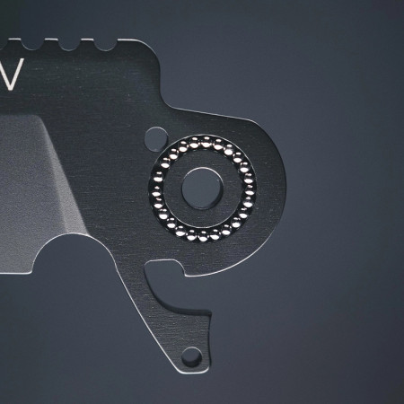 Klappmesser Acta non verba A400-BB, DLC, SL, ALOCK,G10 Black