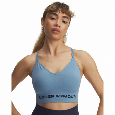 Sport-BH Under Armour Vanish Seamless Low Bra blau/grau Blue