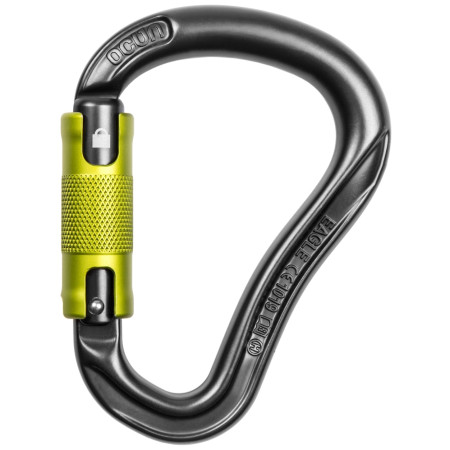 Karabiner Ocún Eagle HMS Twist grau/grün Anthracite