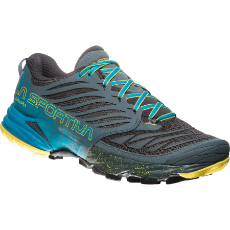 Herrenschuhe La Sportiva Akasha grau/blau Slate/TropicBlue