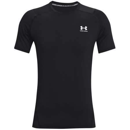 Herren-T-Shirt Under Armour HG Armour Fitted SS schwarz Black//White
