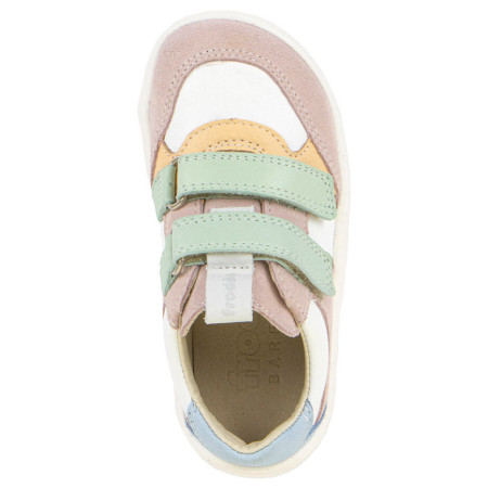Kinder-Sneaker Frodo Barefoot zeru spring White/Pink