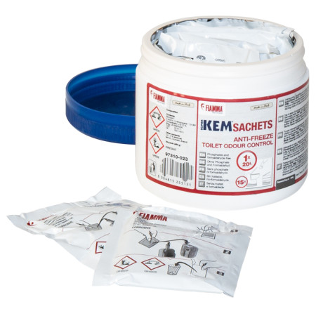 Reinigungsmittel Fiamma Super Kem Sachets 15 ks weiß