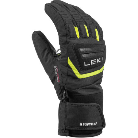 Skihandschuh Leki Griffin 3D Junior 2023 schwarz/gelb black-yellow