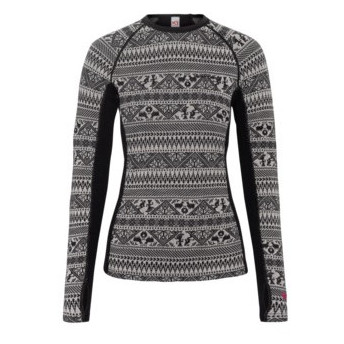Damen-Funktionsshirt Kari Traa Tale Ls schwarz BLACK