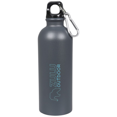 Flasche Zulu Steel Flask 0,5 L grau/blau grey/blue