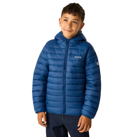 Kinder Winterjacke Regatta Junior Hooded Marizion Aviator Blue