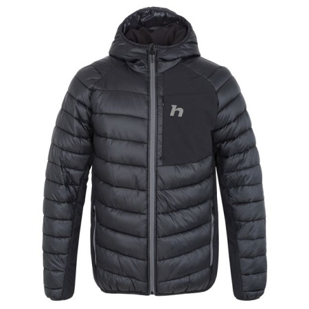 Herren-Winterjacke Hannah Revel Hoody schwarz Anthracite