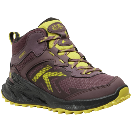 Kinderschuhe Keen Zionic Mid Wp Youth rot huckleberry/mango mint