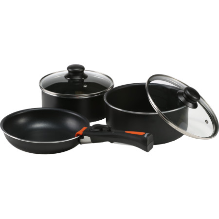 Geschirrset Vango Gourmet Cook Set schwarz