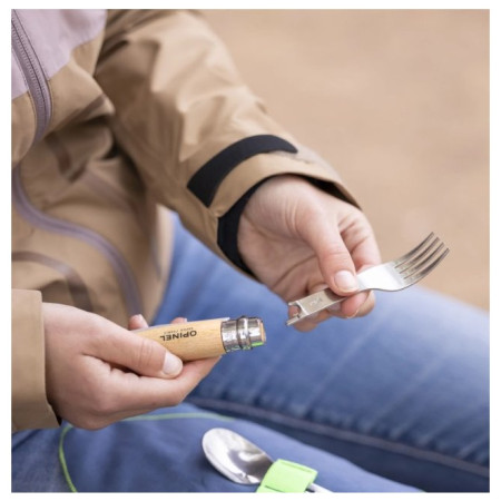 Besteck Opinel Picnic Plus mit Gabel/Löffel/Serviette