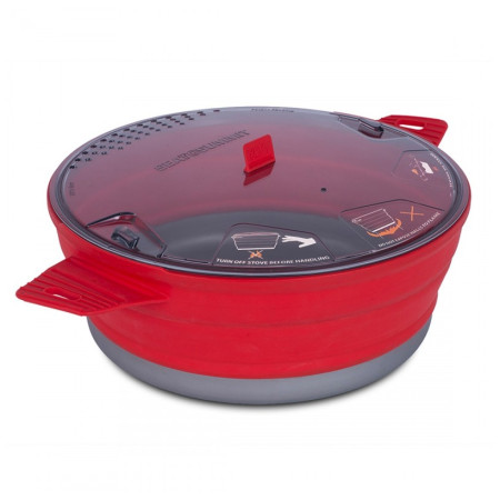 Faltbarer Kochtopf Sea to Summit X-pot 4L rot red