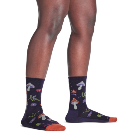 Damensocken Darn Tough Shroom Bloom Crew Lightweight