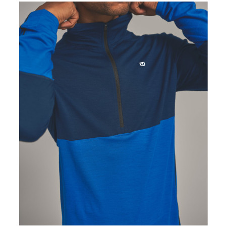 Herren Funktions-Sweatshirt Ortovox 185 Rock'N'Wool Zip Neck