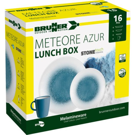 Geschirrset Brunner Lunch box Meteore