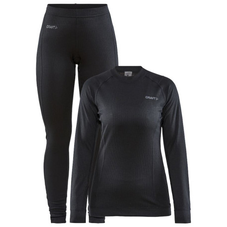 Damen Funktionsset Craft Core Dry Baselayer schwarz Black