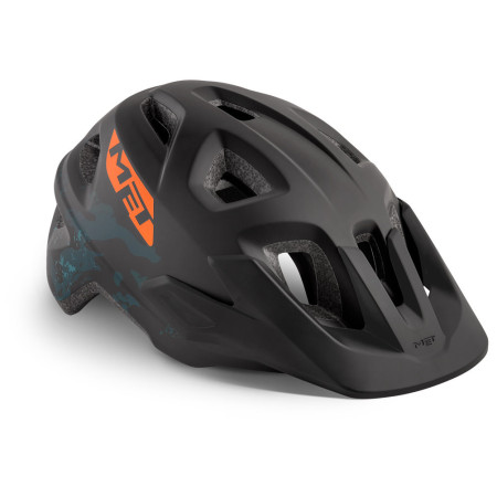 Kinder Fahrradhelm MET Eldar Camo schwarz