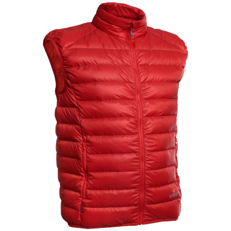 Herren-Daunenweste Warmpeace Drake 2023 rot Chilly