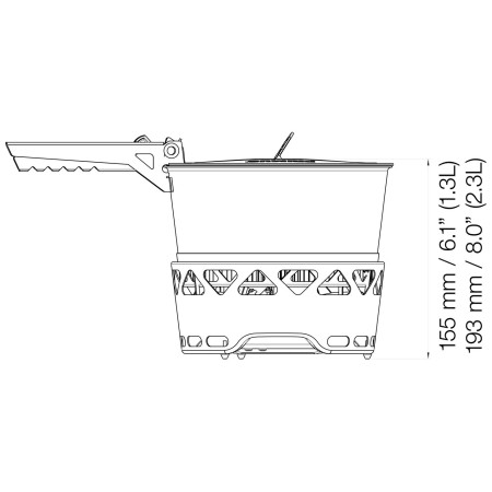 Kochset Primus PrimeTech Stove Set II 2,3 l