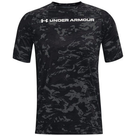 Herren-T-Shirt Under Armour Tech ABC Camo SS grau PitchGray//White