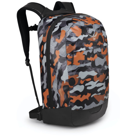 Rucksack Osprey Transporter Panel Loader schwarz/orange Black/OrangeCamo