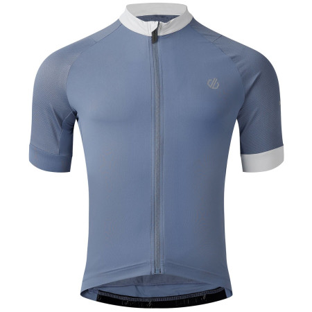 Herren Radtrikot Dare 2b Lightning Short Sleeve Jersey blau Merc/Icebrg