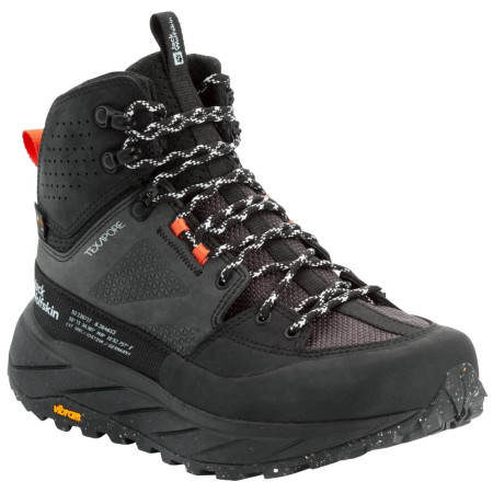 Damen Wanderschuhe Jack Wolfskin Terraquest Texapore Mid W schwarz phantom