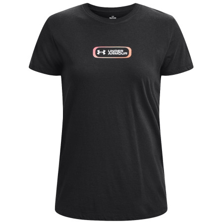 Damen-T-Shirt Under Armour GRADIENT PILL SS schwarz Black/White