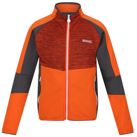 Kinder-Sweatshirt Regatta Oberon VII orange BlazOr/SlGry