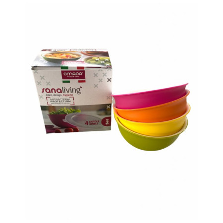 Schüssel-Set Omada Sanaliving Bowls Set 4x 0,5L