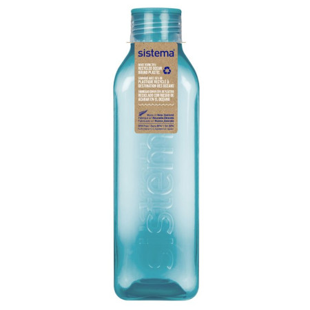 Flasche Sistema OBP Hydrate Square Schraubverschluss 1 l grün