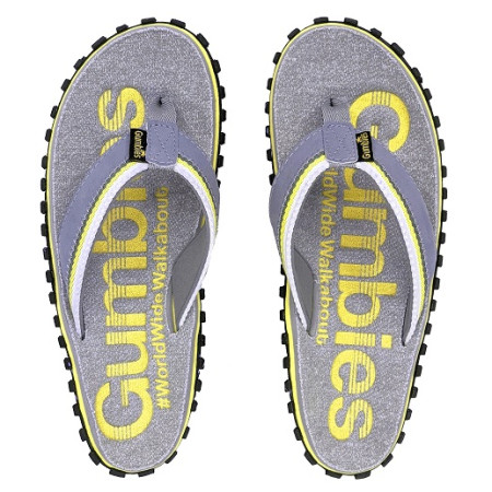 Flip-Flops Gumbies Cairns yellow grau/gelb Yellow