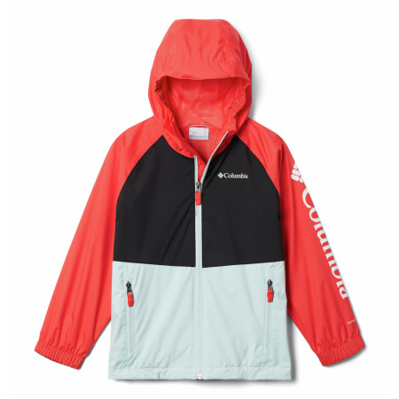 Kinderjacke Columbia Dalby Springs Jacket weiß/rot Icy Morn, Black, Red Hibiscus