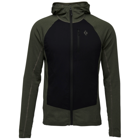 Herren Funktions-Sweatshirt Black Diamond M Coefficient Lt Hybrid Hoody
