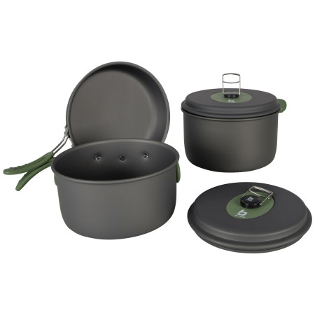 Geschirrset Bo-Camp Explorer - 3Stk dunkelgrau