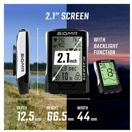 Fahrradcomputer Sigma BC 23.16 STS/CAD kabellos
