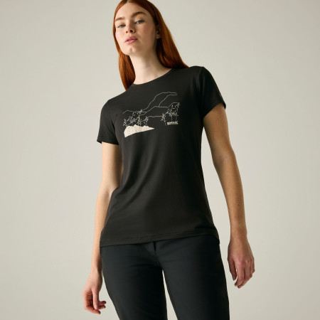 Damen-T-Shirt Regatta Womens Fingal Stretch