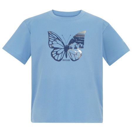 Kinder-T-Shirt Regatta Aria Washed Denim hellblau Washed Denim