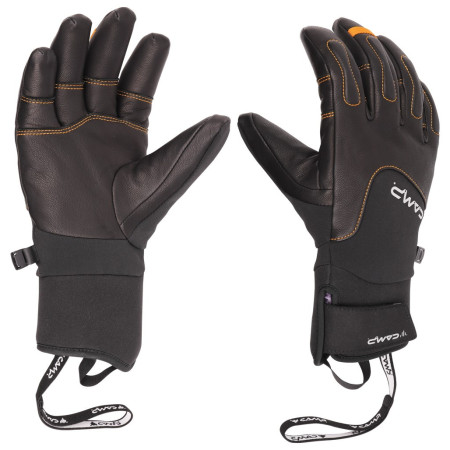 Handschuhe Camp Geko Guide schwarz/orange Black / Orange