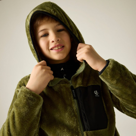 Kinder-Sweatshirt Dare 2b Powder Fleece MartOliv/Blk