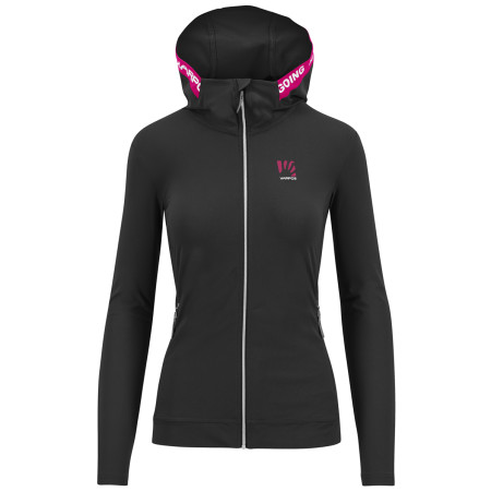 Damen-Sweatshirt Karpos Easyfrizz W Full-Zip Hoodie schwarz Black/Innuendo
