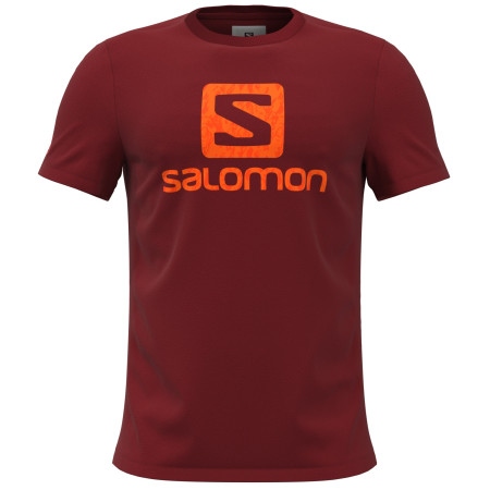 Herren-T-Shirt Salomon Outlife Logo rot RedDahlia