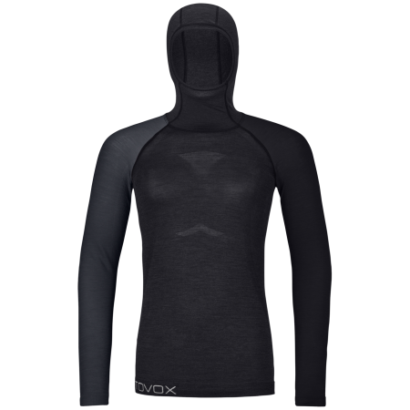 Damen Funktions-Sweatshirt Ortovox 120 Competition Light Hoody schwarz Black Raven
