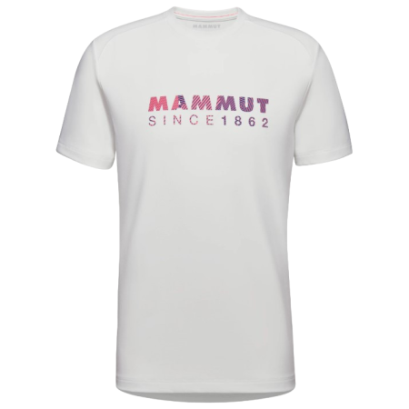 Herren-T-Shirt Mammut Trovat T-Shirt Men Logo weiß off white