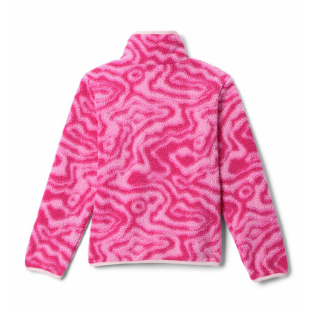Kinder-Sweatshirt Columbia Helvetia™ II Printed Half Snap Fleece Guava pink Topo