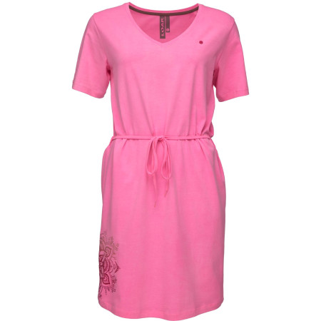 Damenkleid Loap Abzoka rosa pink