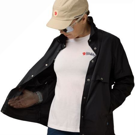 Damenjacke Fjällräven Hoja Rider's Wind Jacket W