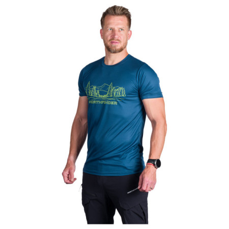 Herren-Funktionsshirt Northfinder Aleksander blau 526inkblue