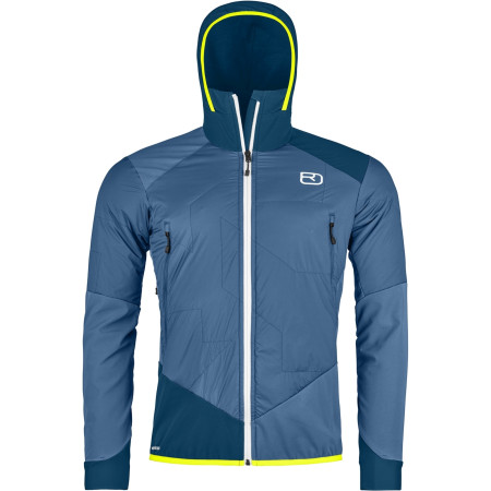 Herren-Winterjacke Ortovox Sw Col Becchei Hybrid Jkt M blau mountain blue