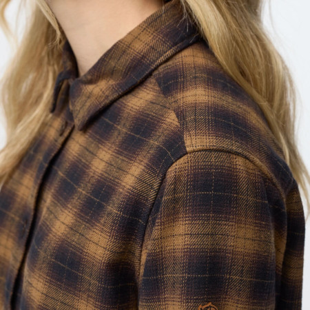 Damenhemd Fjällräven Övik Boxy Flannel Shirt W